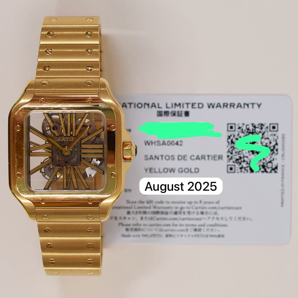 Cartier Santos de Cartier Skeleton
