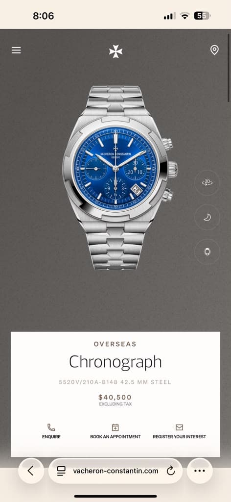 Vacheron Constantin Overseas