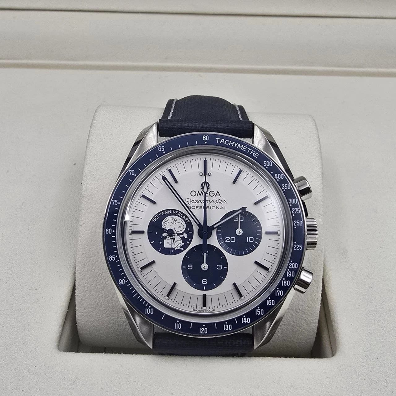 Omega Speedmaster Silver Snoopy Award 50th Anniversary