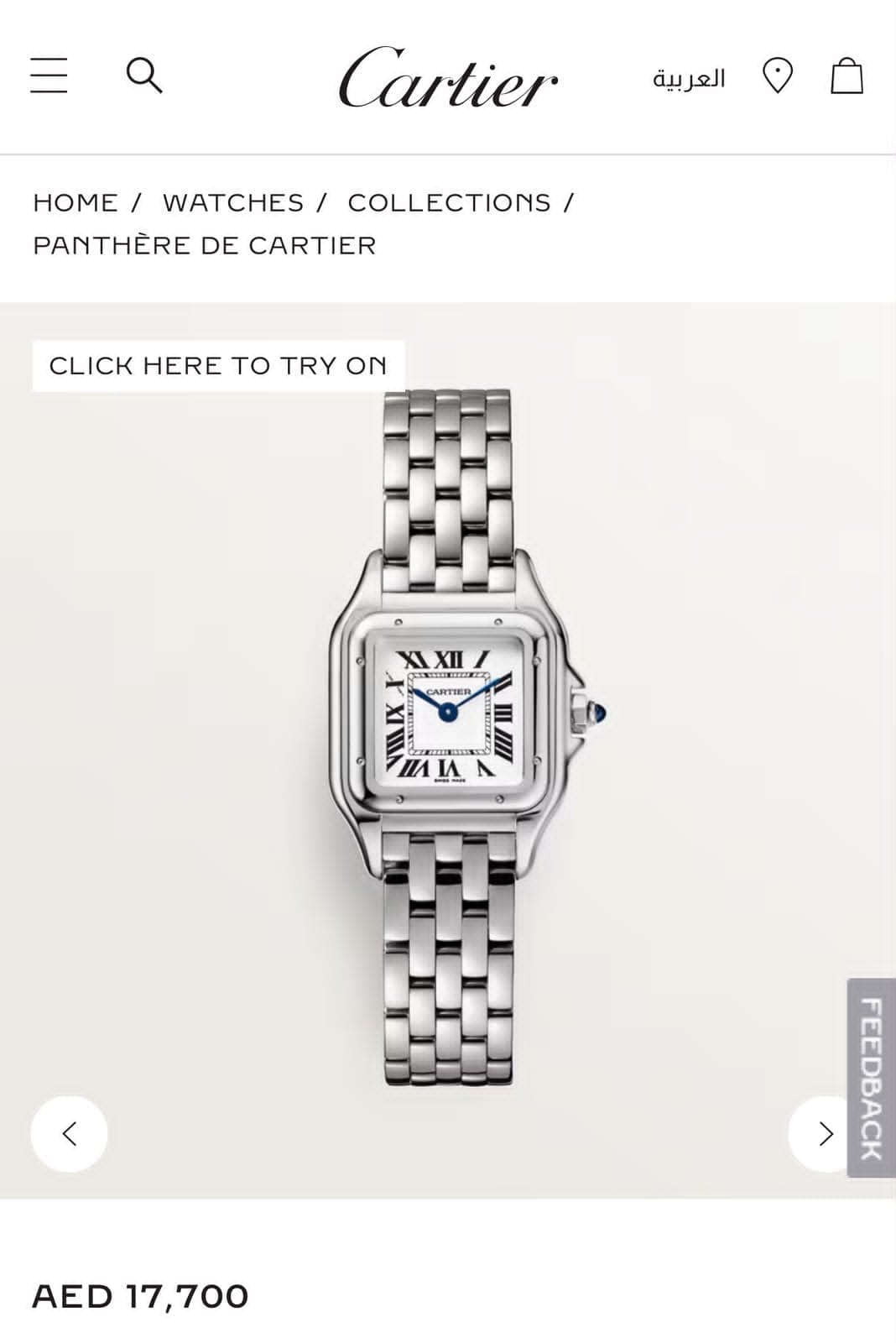 Cartier Panthère Small Model