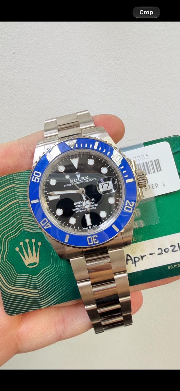 Rolex Submariner (White Gold)
