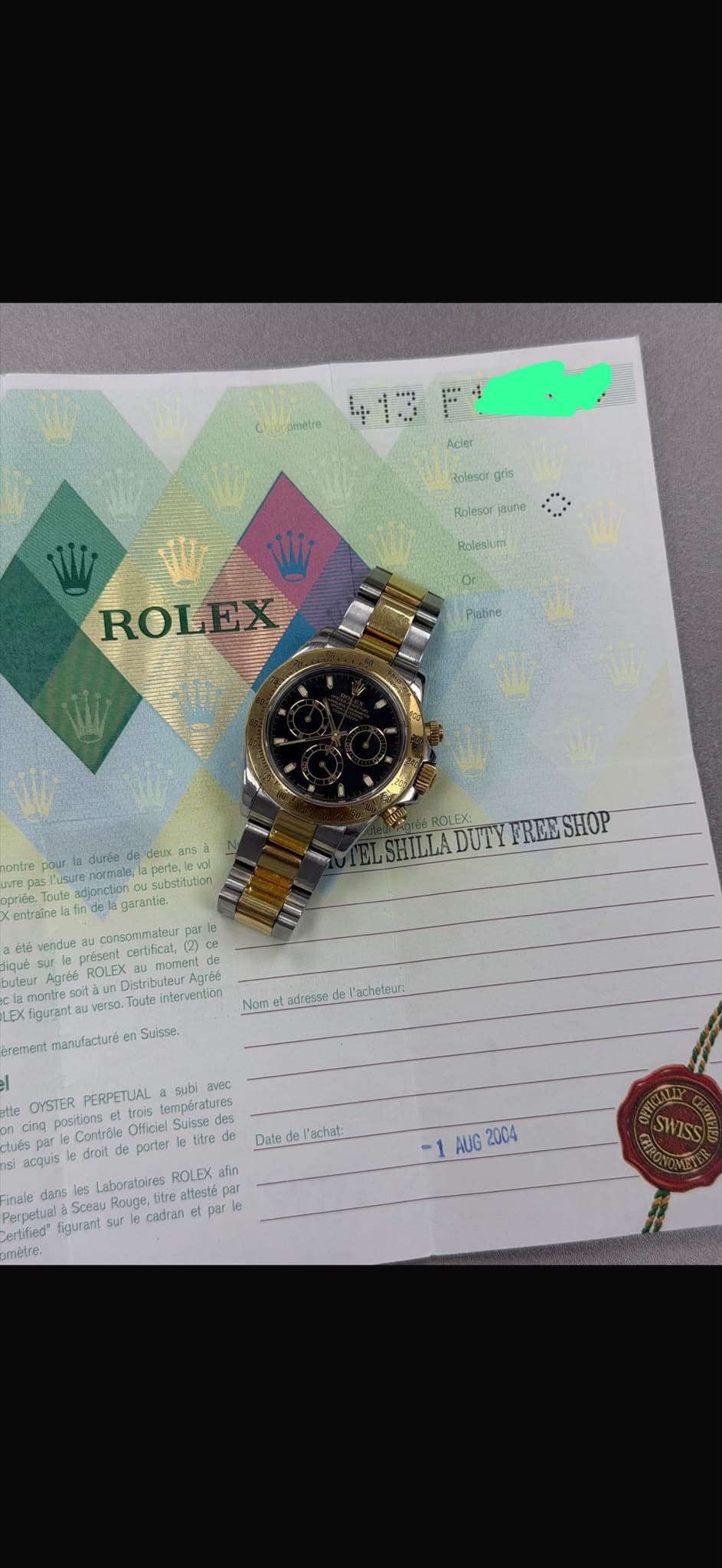 Rolex Daytona (Yellow Gold)