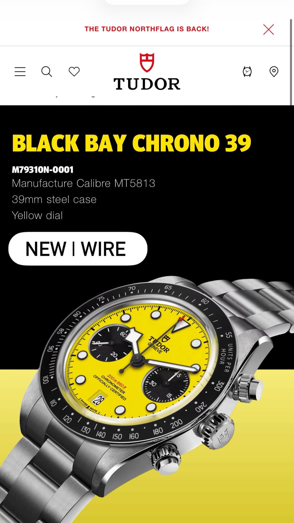 Tudor Black Bay Chrono