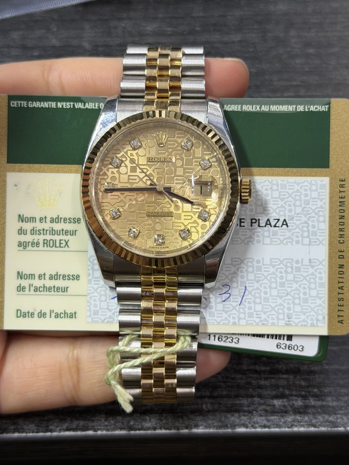 Rolex Datejust (Yellow Gold)