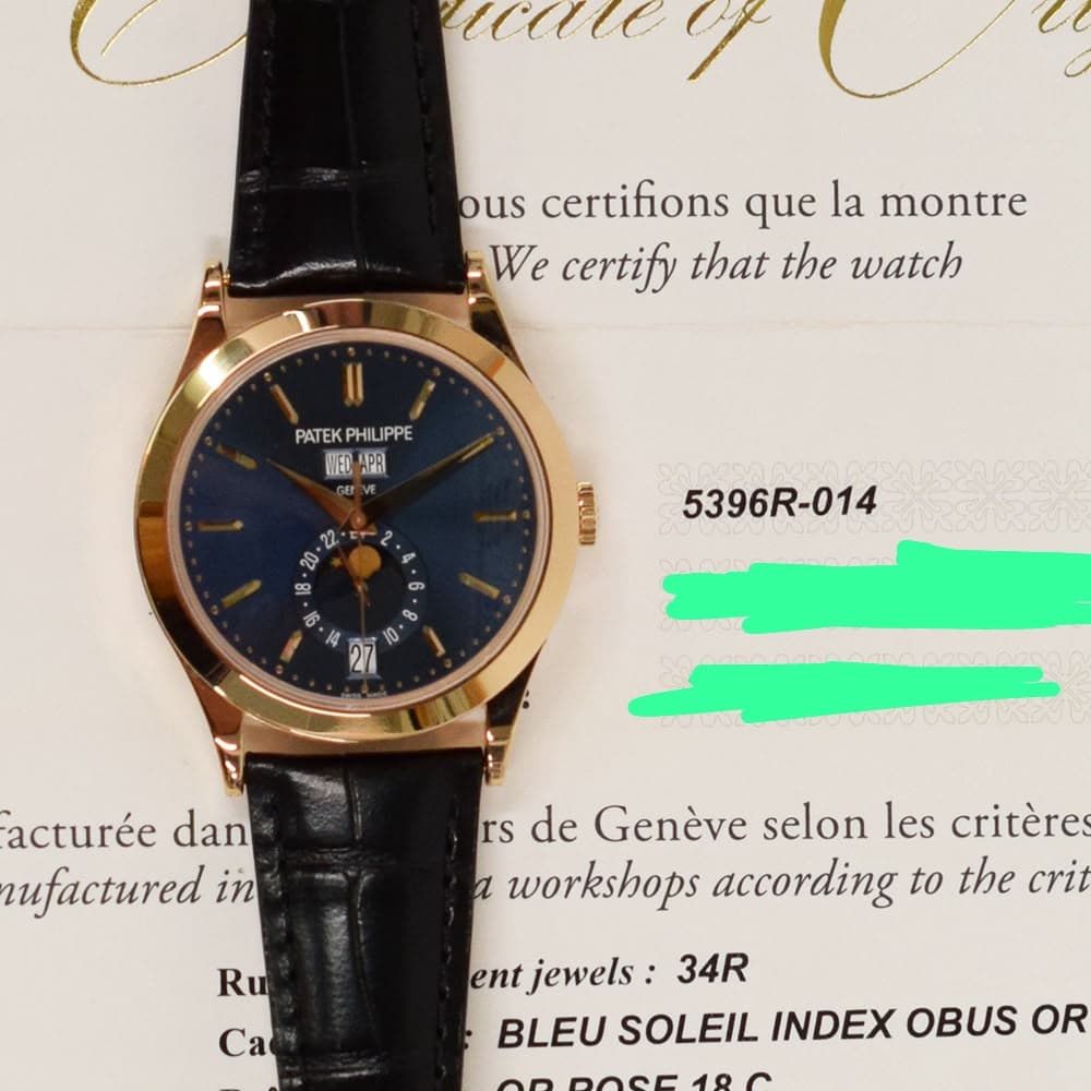 Patek Philippe Annual Calendar Moon Phase