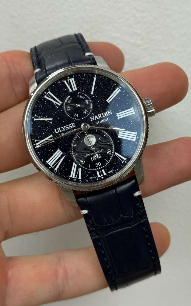 Ulysse Nardin Marine Torpilleur Moonphase Aventurine