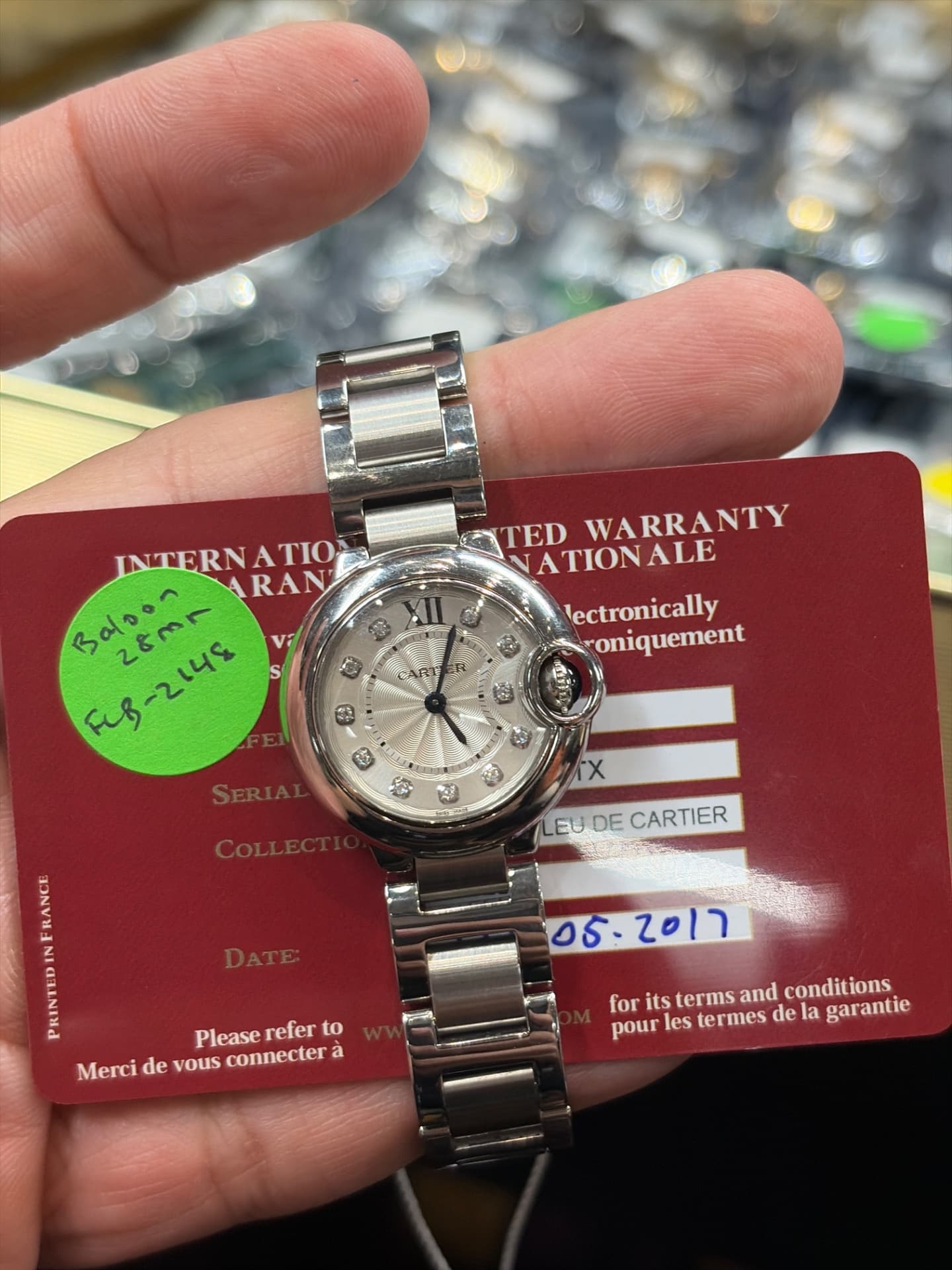 Cartier Ballon Bleu 28mm