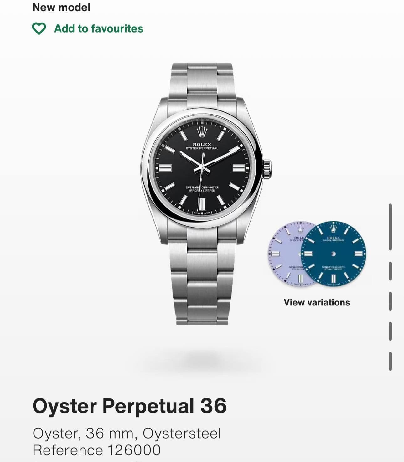Rolex Oyster Perpetual 36