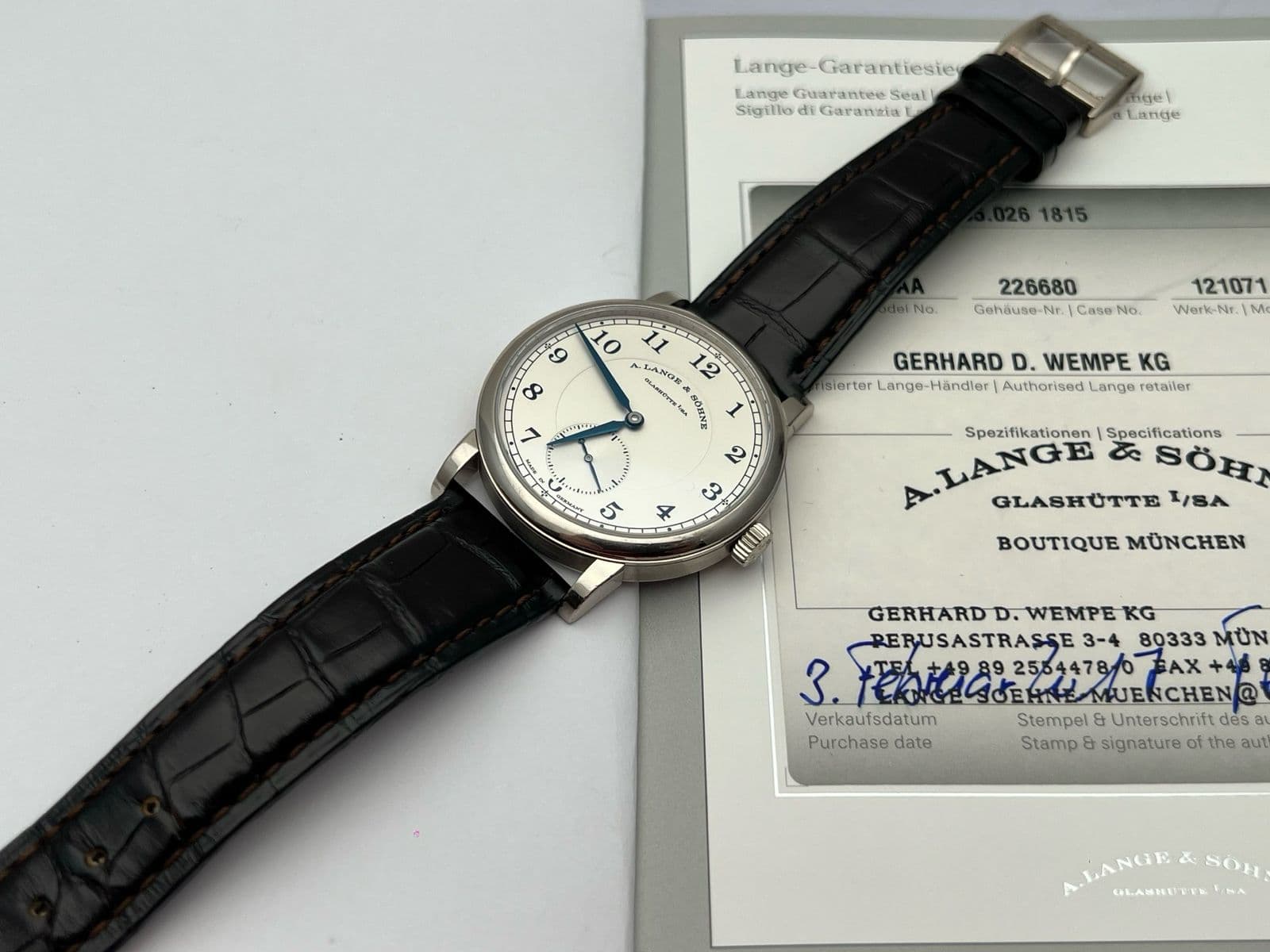 A. Lange & Söhne Lange 1