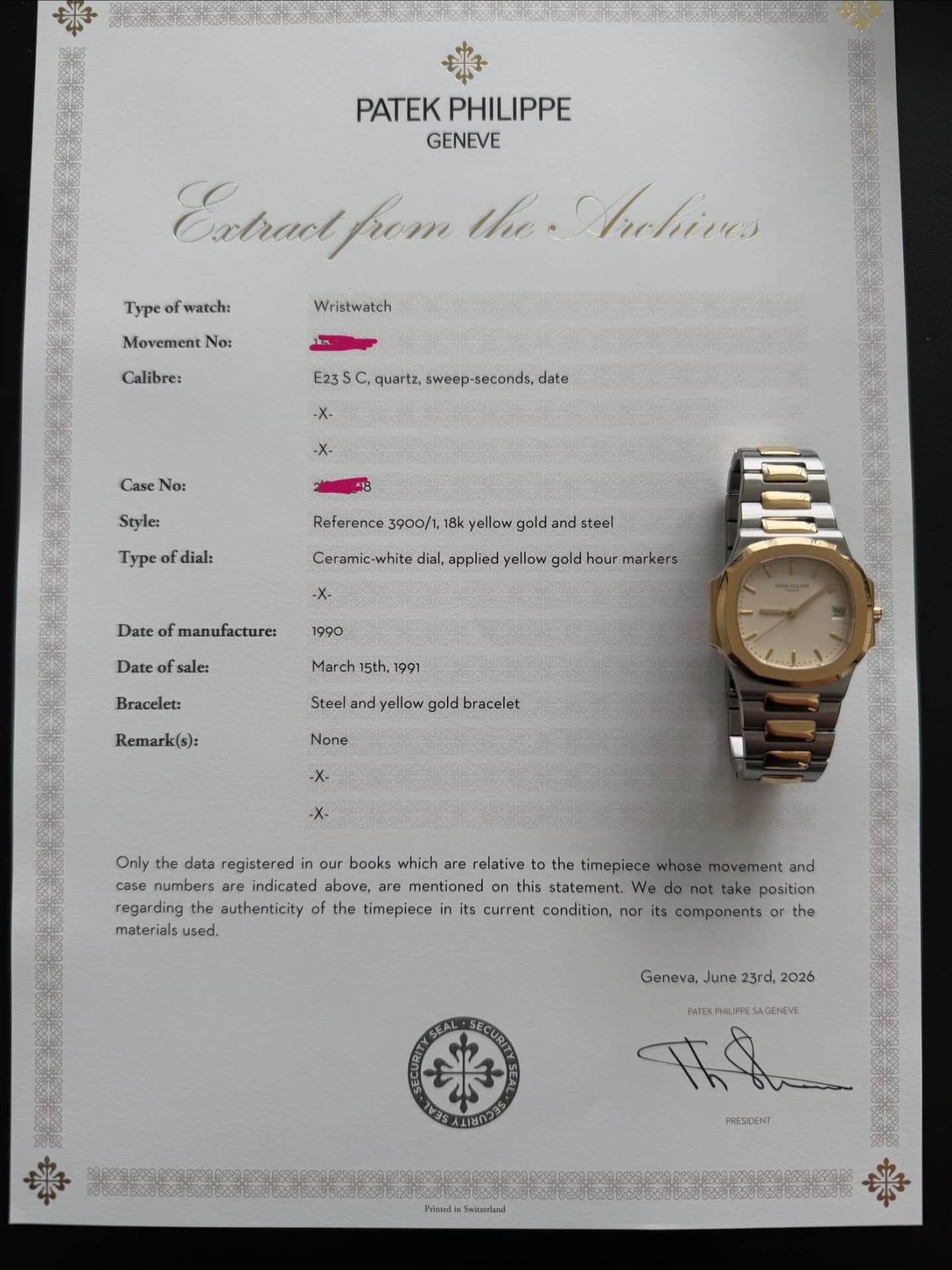 Patek Philippe Nautilus