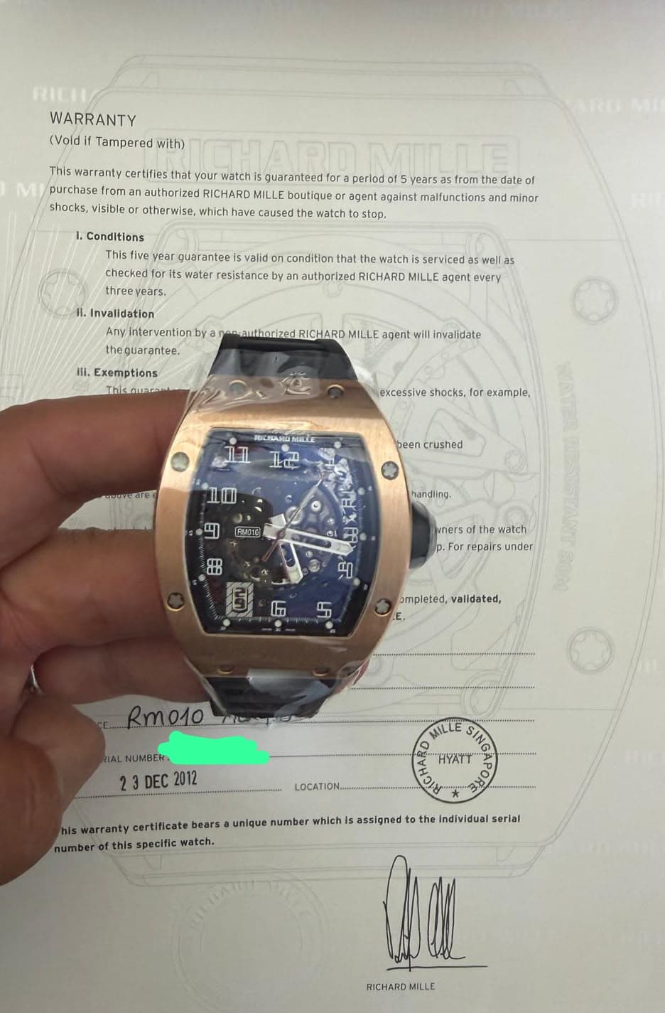 Richard Mille RM 010