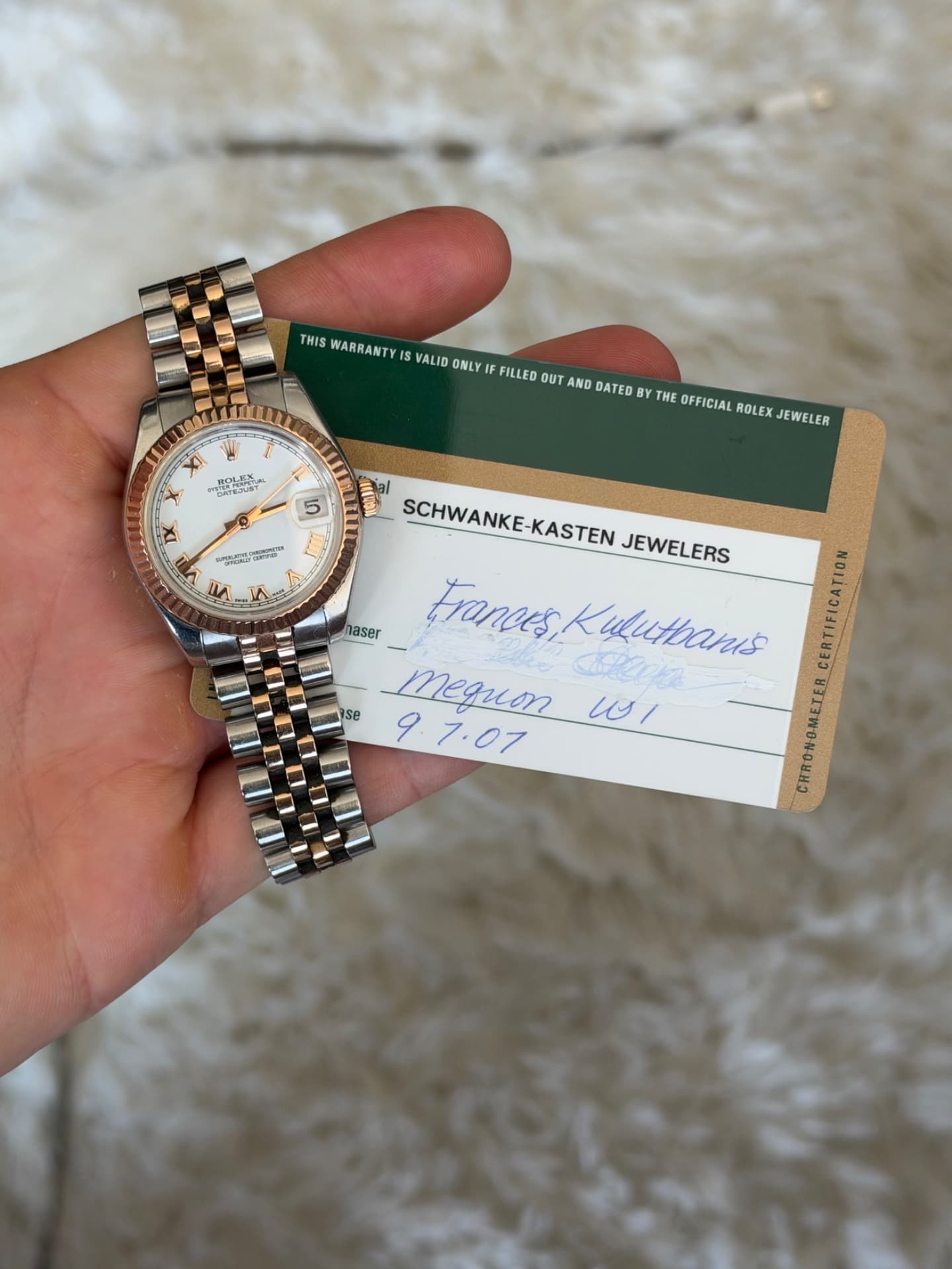 Rolex Datejust 31