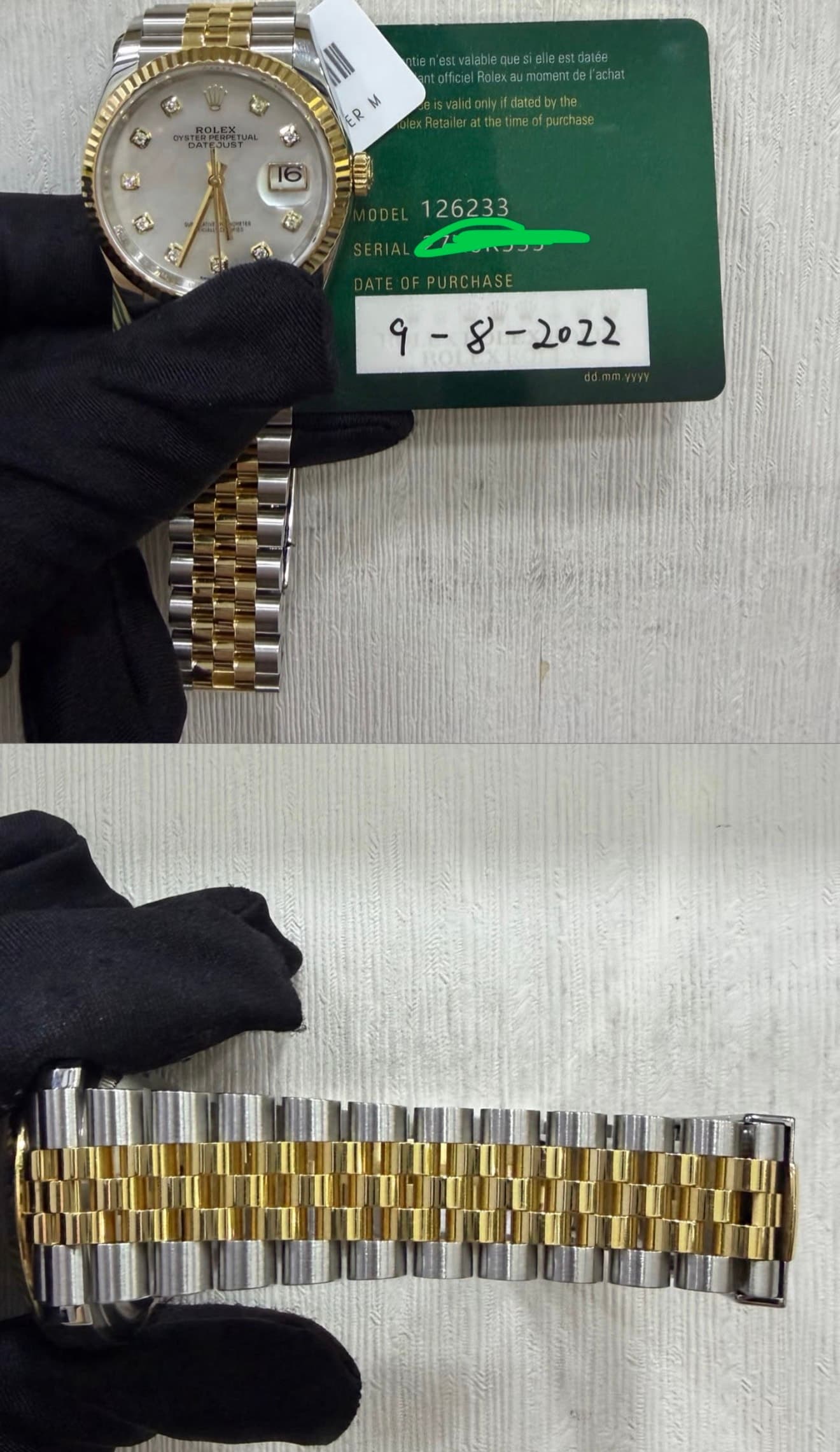 Rolex Datejust 36 (Yellow Gold)