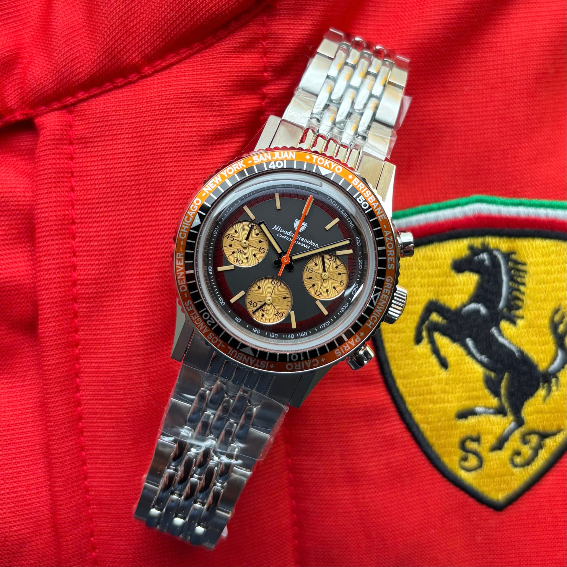 Nivada Grenchen Chronoking Racing