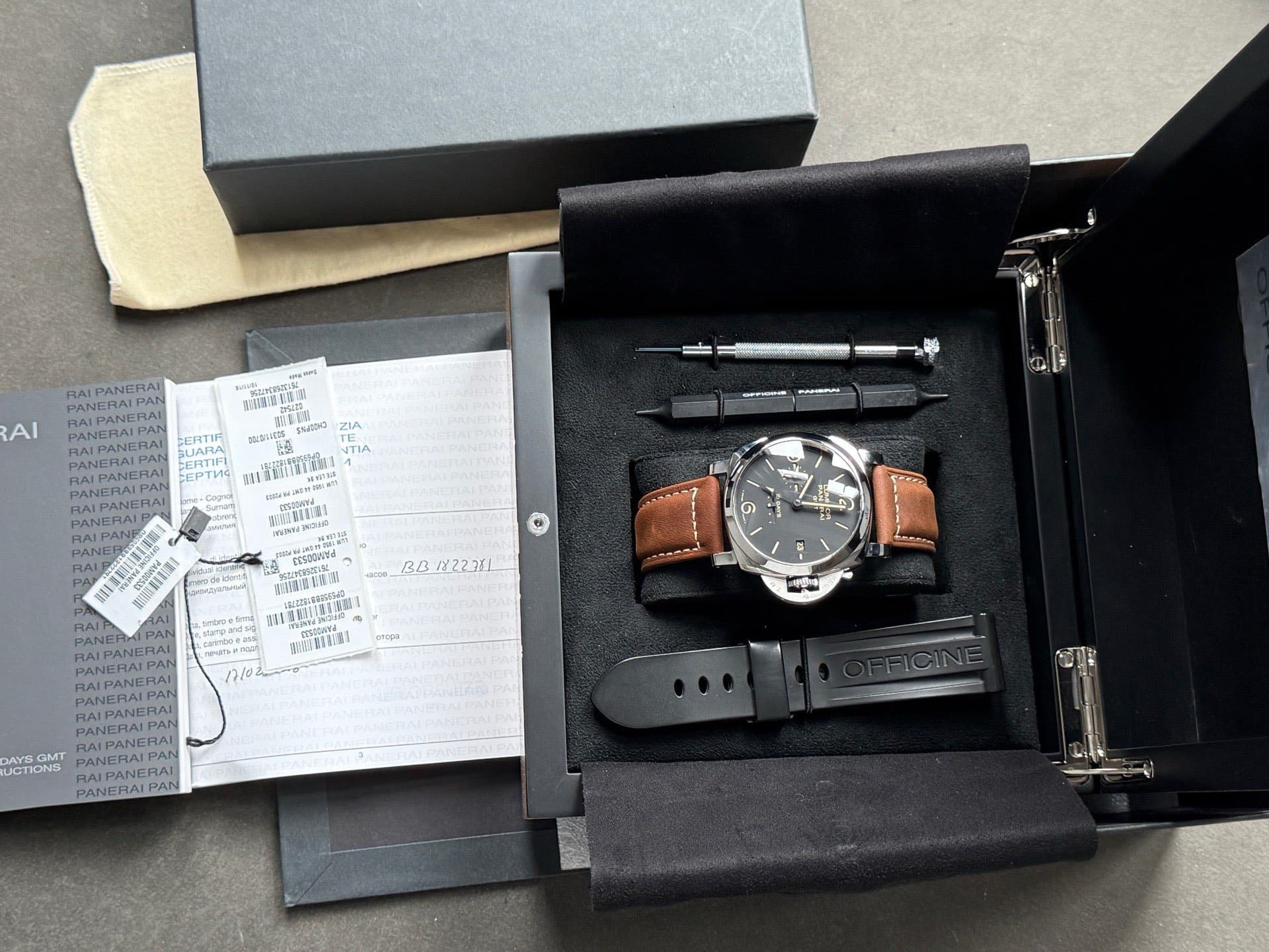 Panerai Luminor 1950 3 Days GMT Power Reserve Automatic