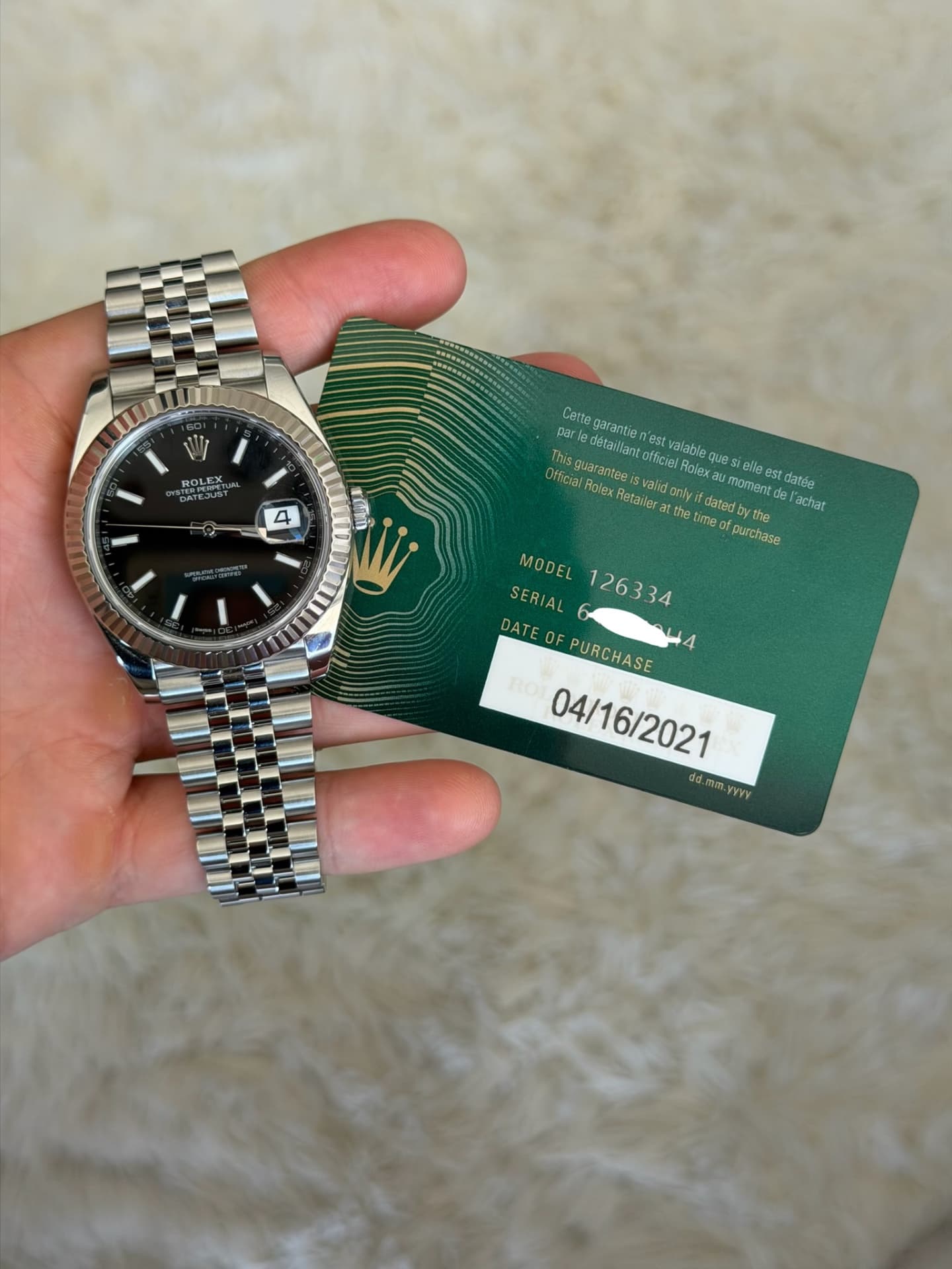 Rolex Datejust 41 (White Gold)