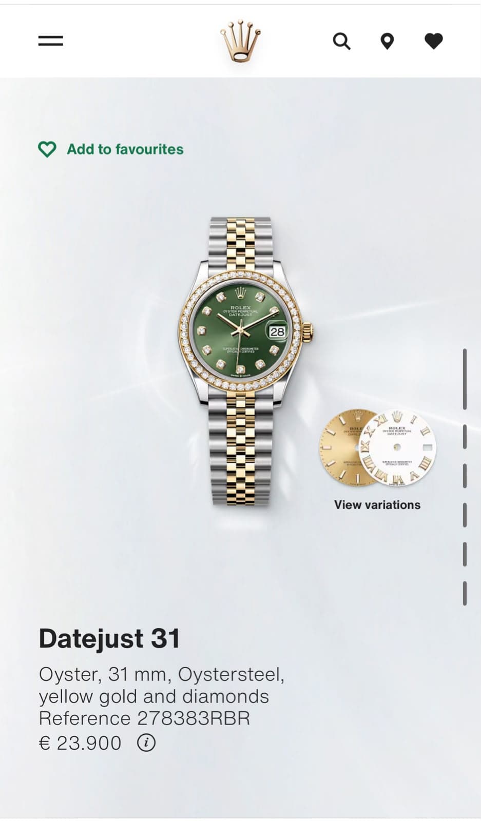 Rolex Datejust 31