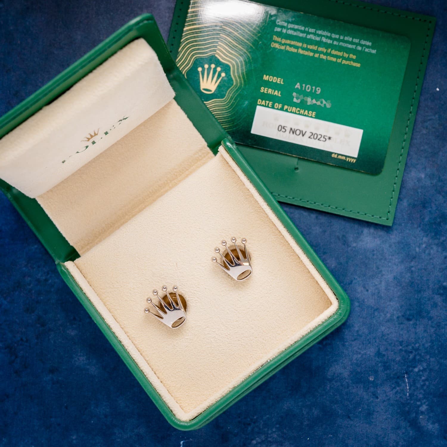 Rolex Crown Cufflinks
