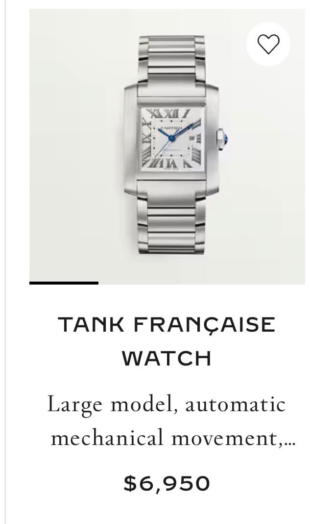 Cartier Tank
