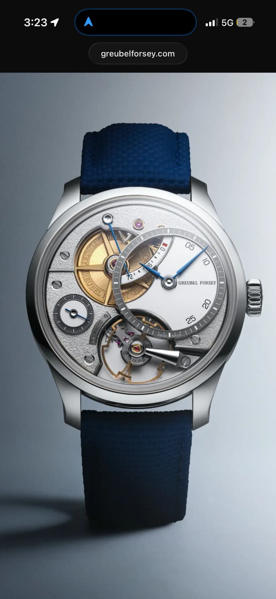Greubel Forsey Balancier QM