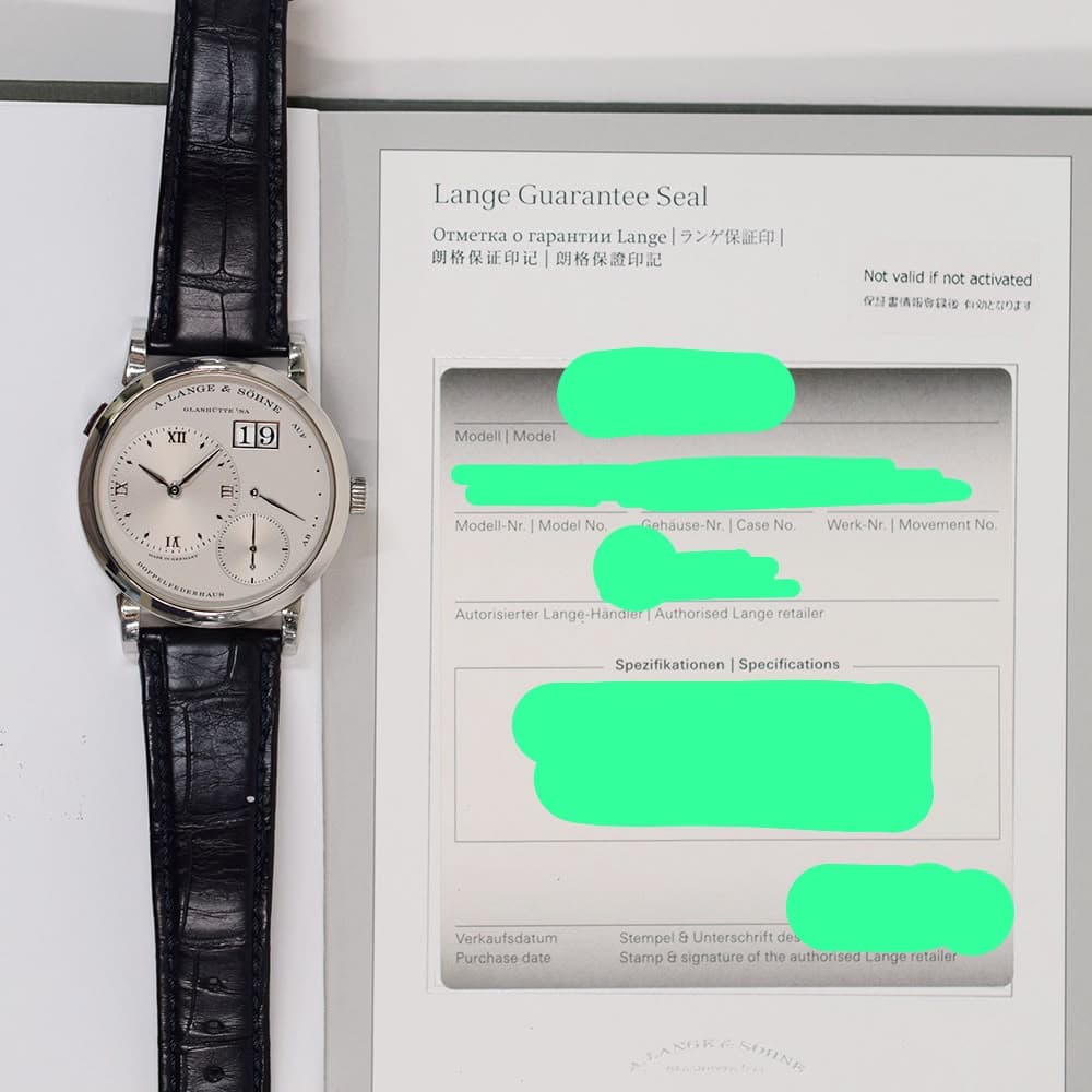 A. Lange & Söhne Lange 1