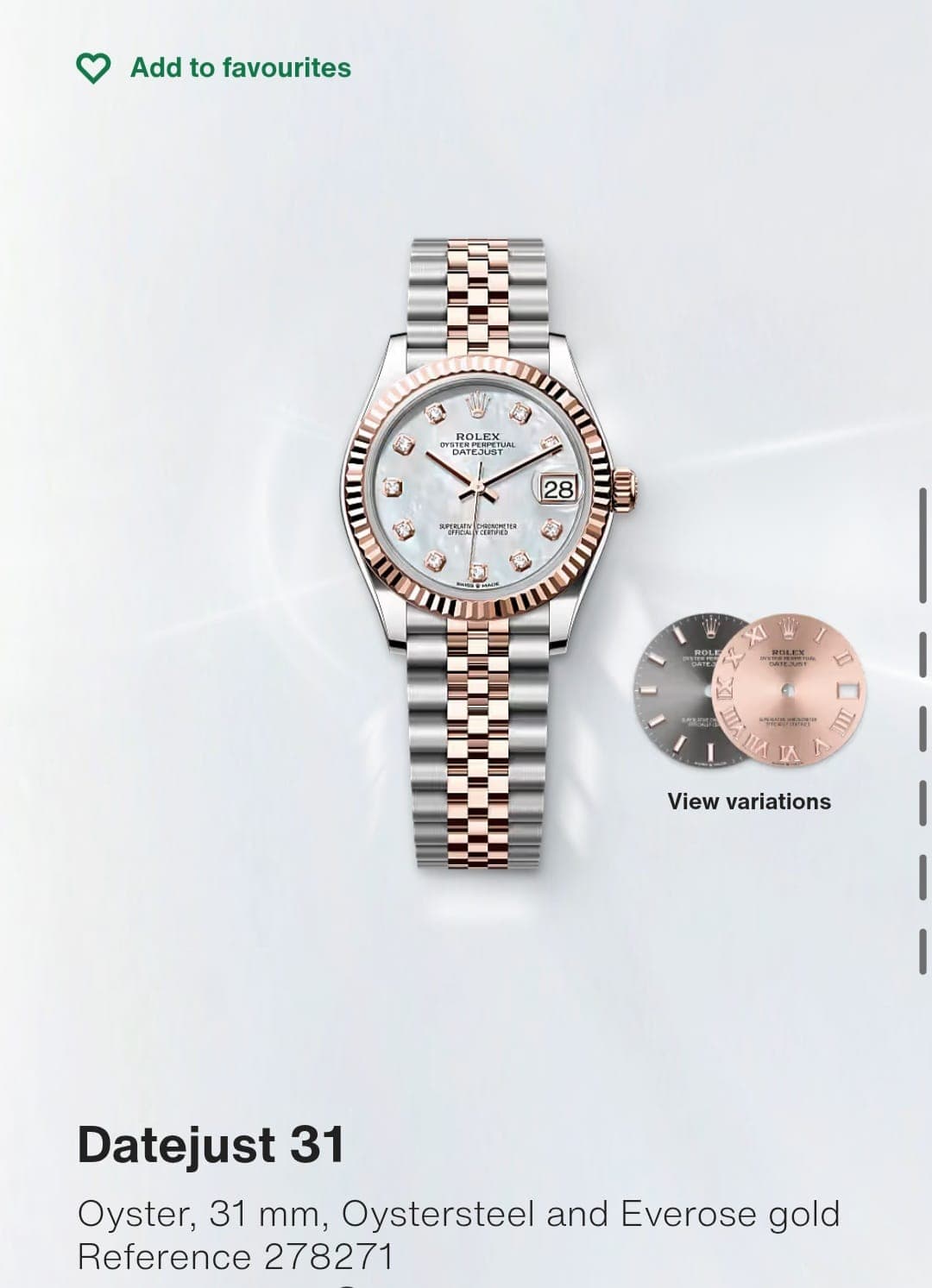 Rolex Datejust 31
