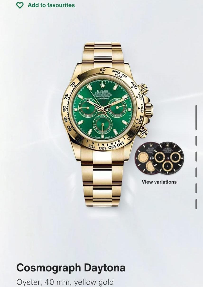 Rolex Daytona (Yellow Gold)