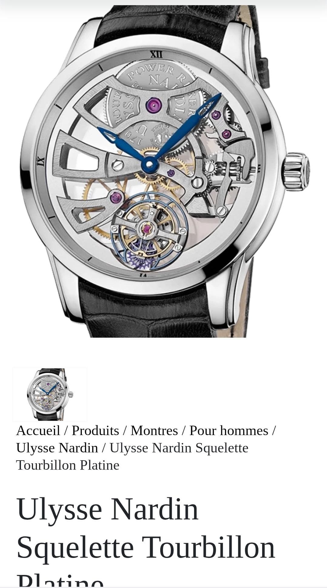 Ulysse Nardin Skeleton Tourbillon