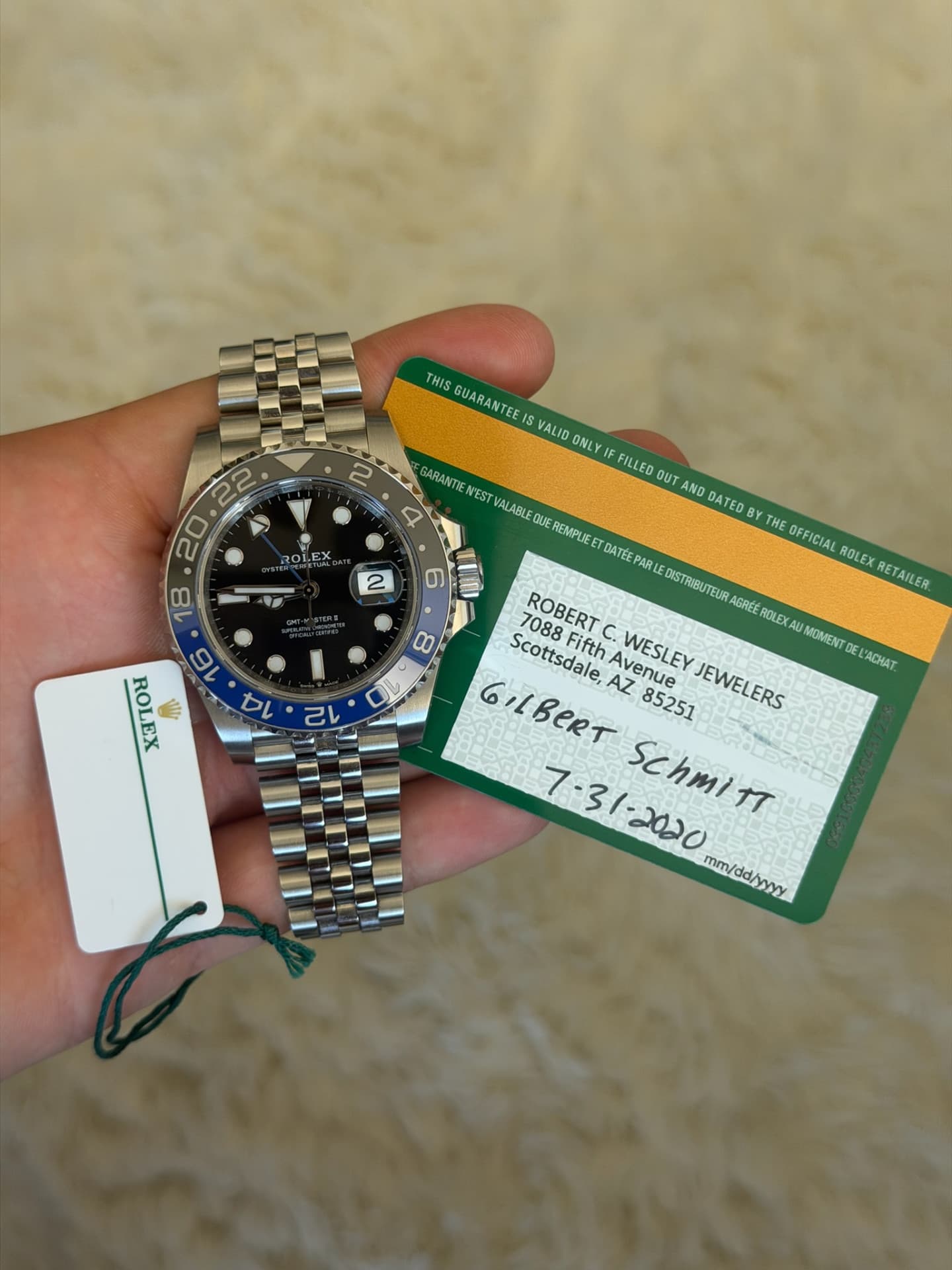 Rolex GMT-Master II Batgirl