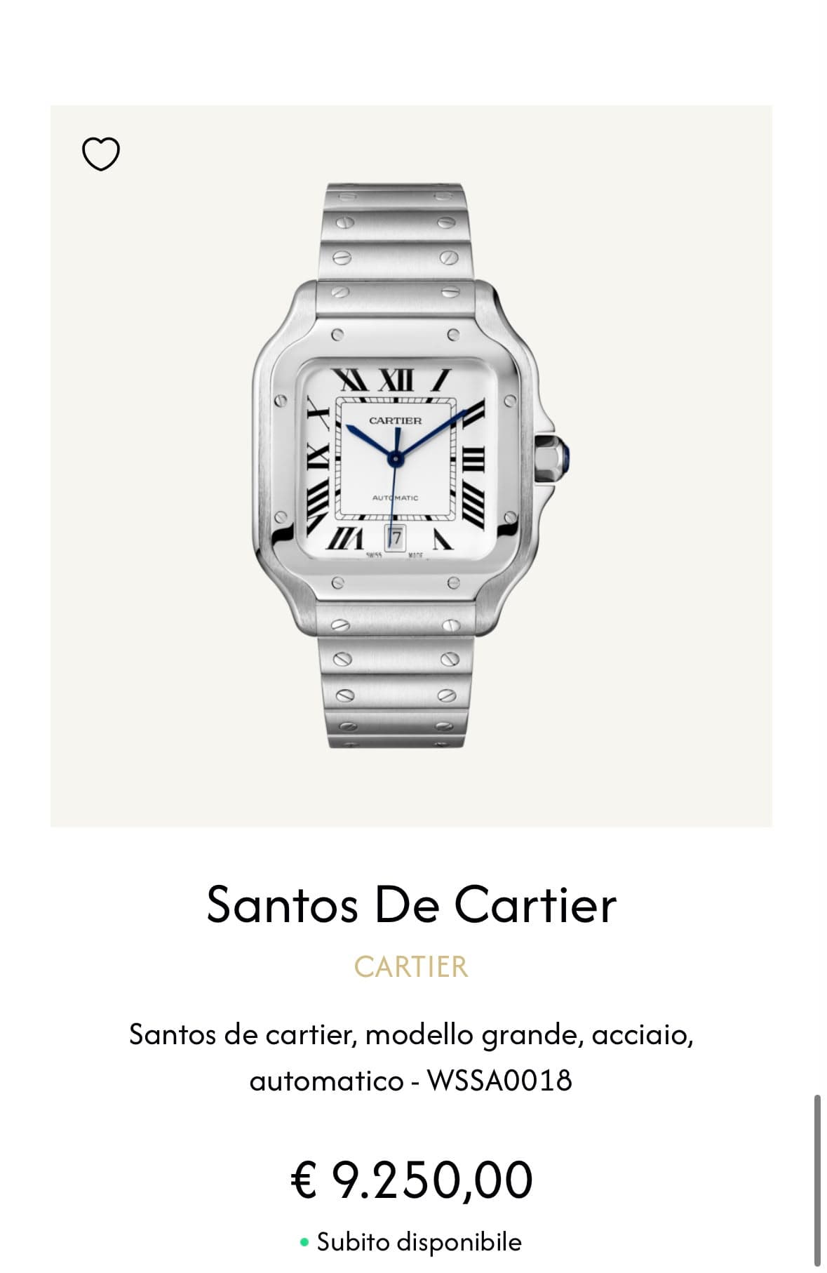 Cartier Santos