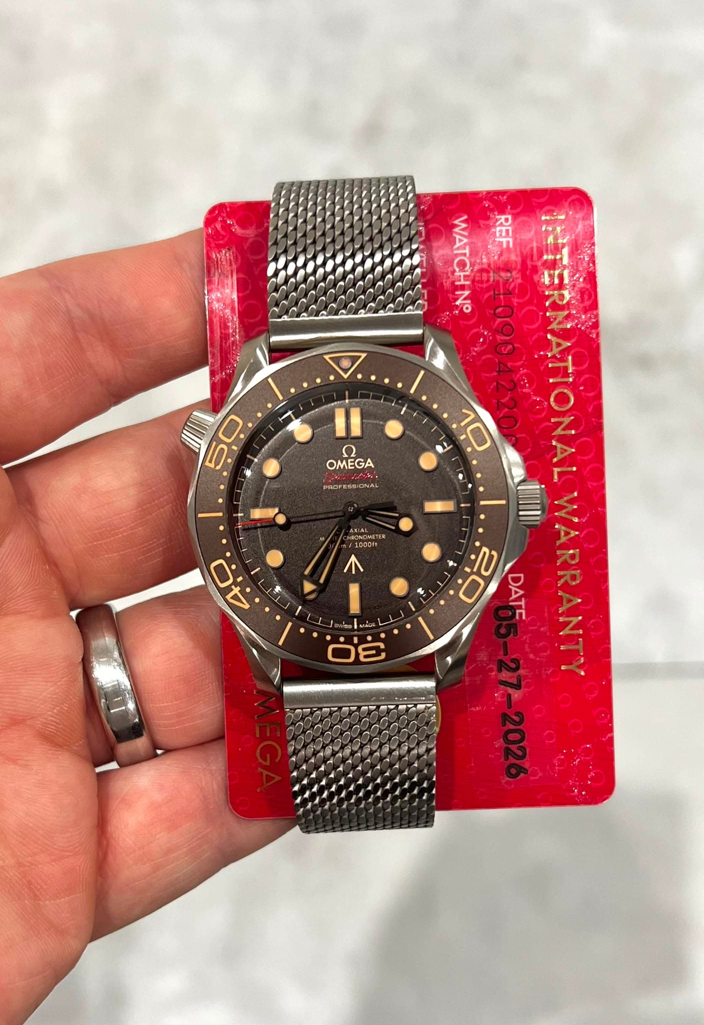 Omega Seamaster (James Bond No Time To Die)