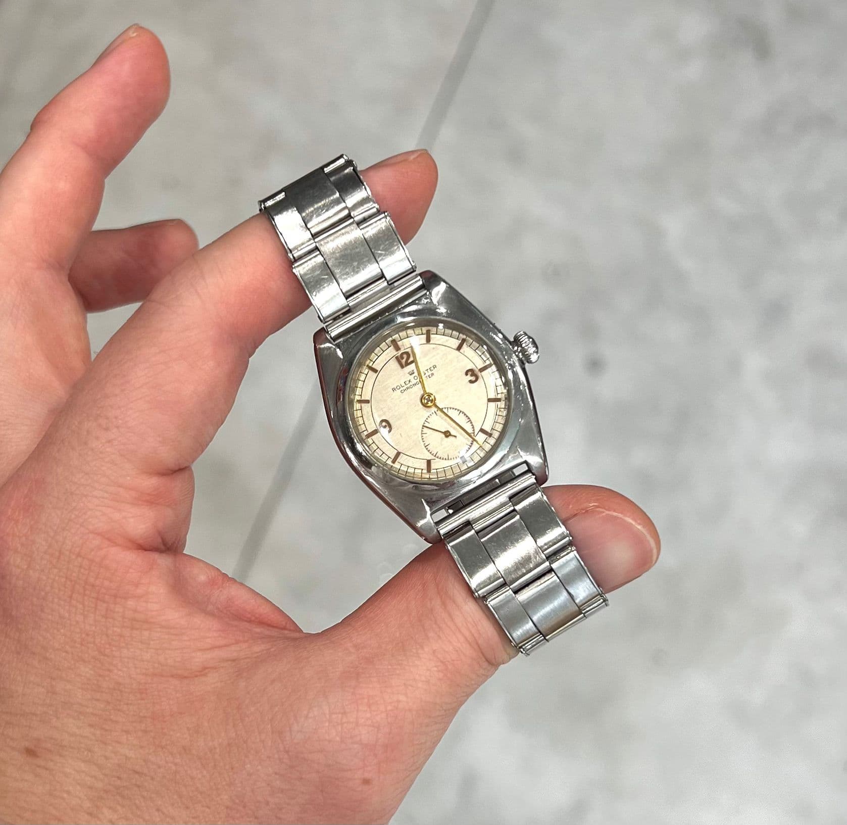 Rolex Oyster Perpetual Bubble Back