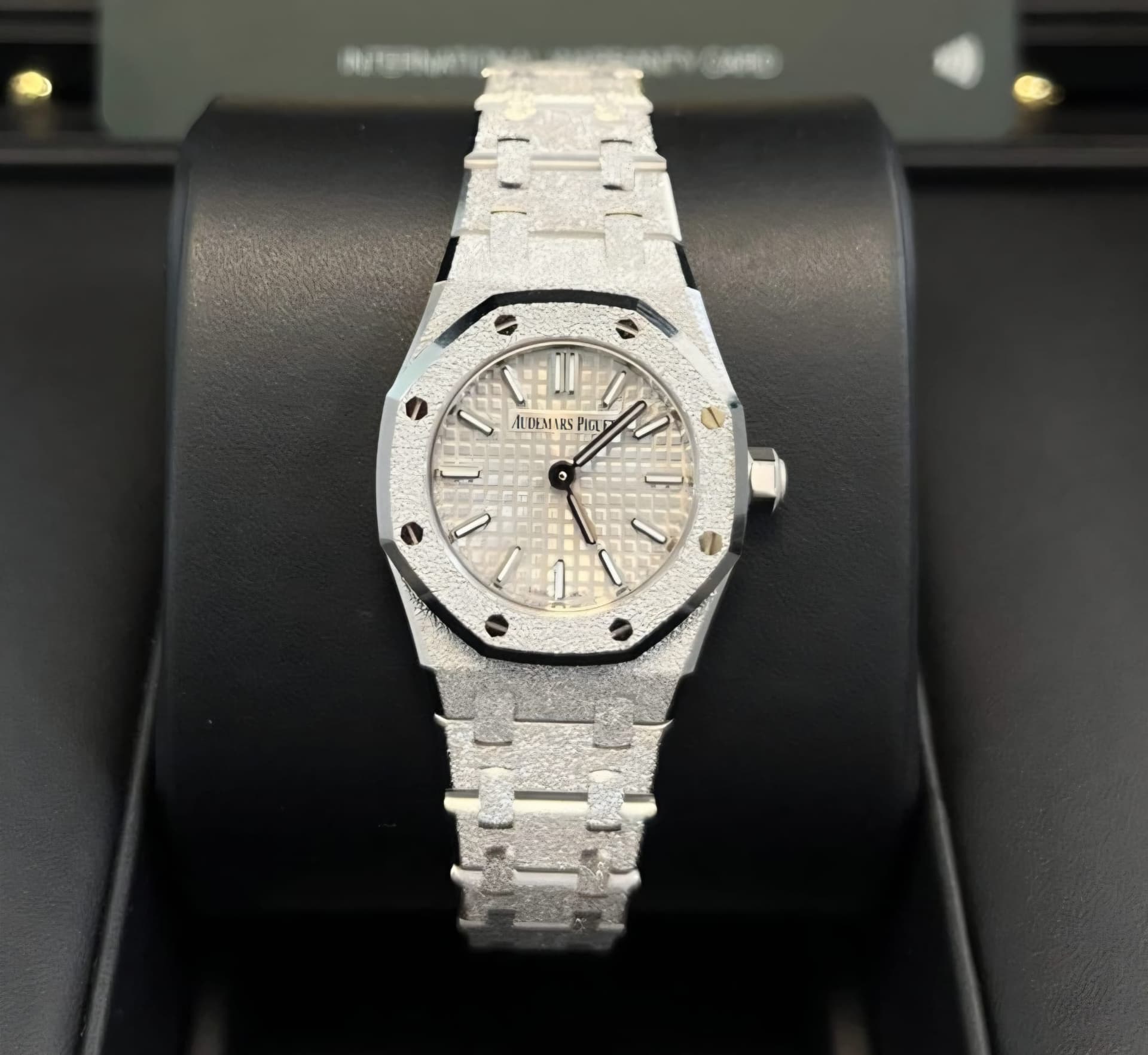 Audemars Piguet Royal Oak Mini Frosted Gold Quartz