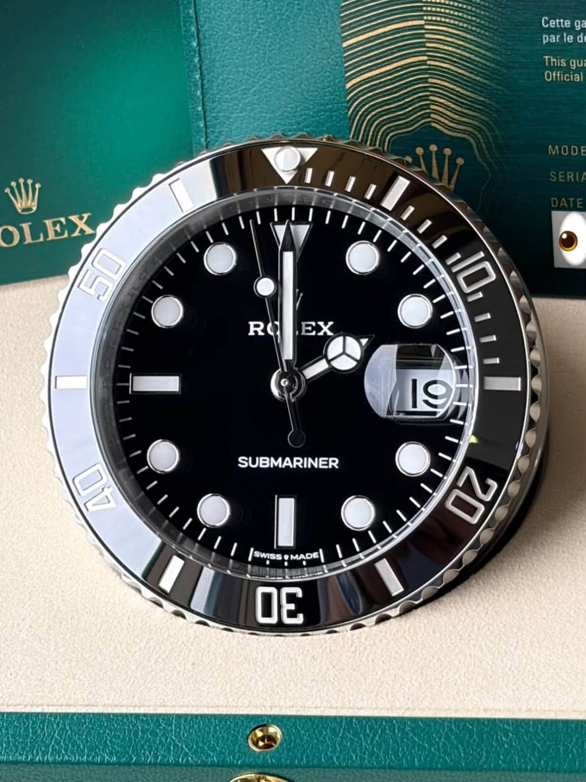 Rolex Table Clock