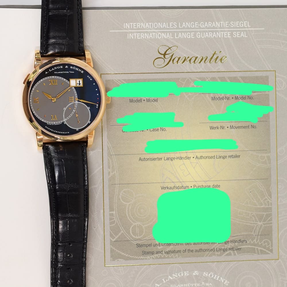 A. Lange & Söhne Grand Lange 1