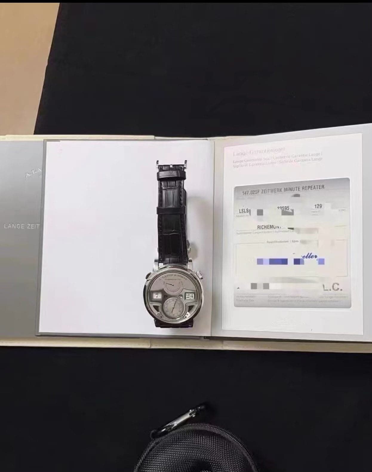 A. Lange & Söhne Zeitwerk Minute Repeater