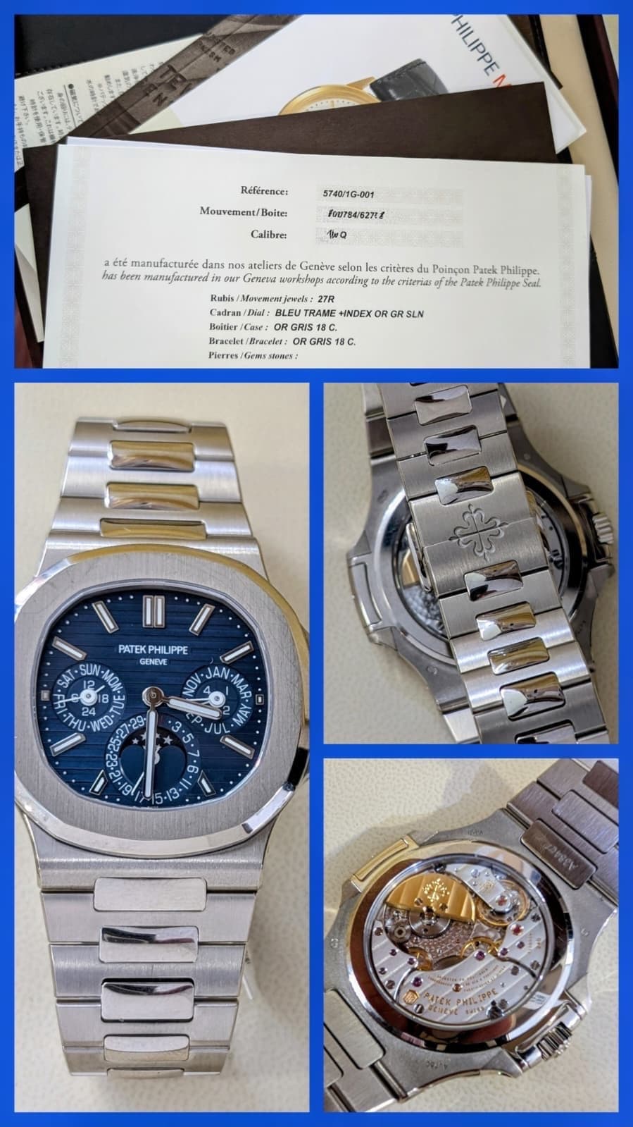 Patek Philippe Nautilus Perpetual Calendar
