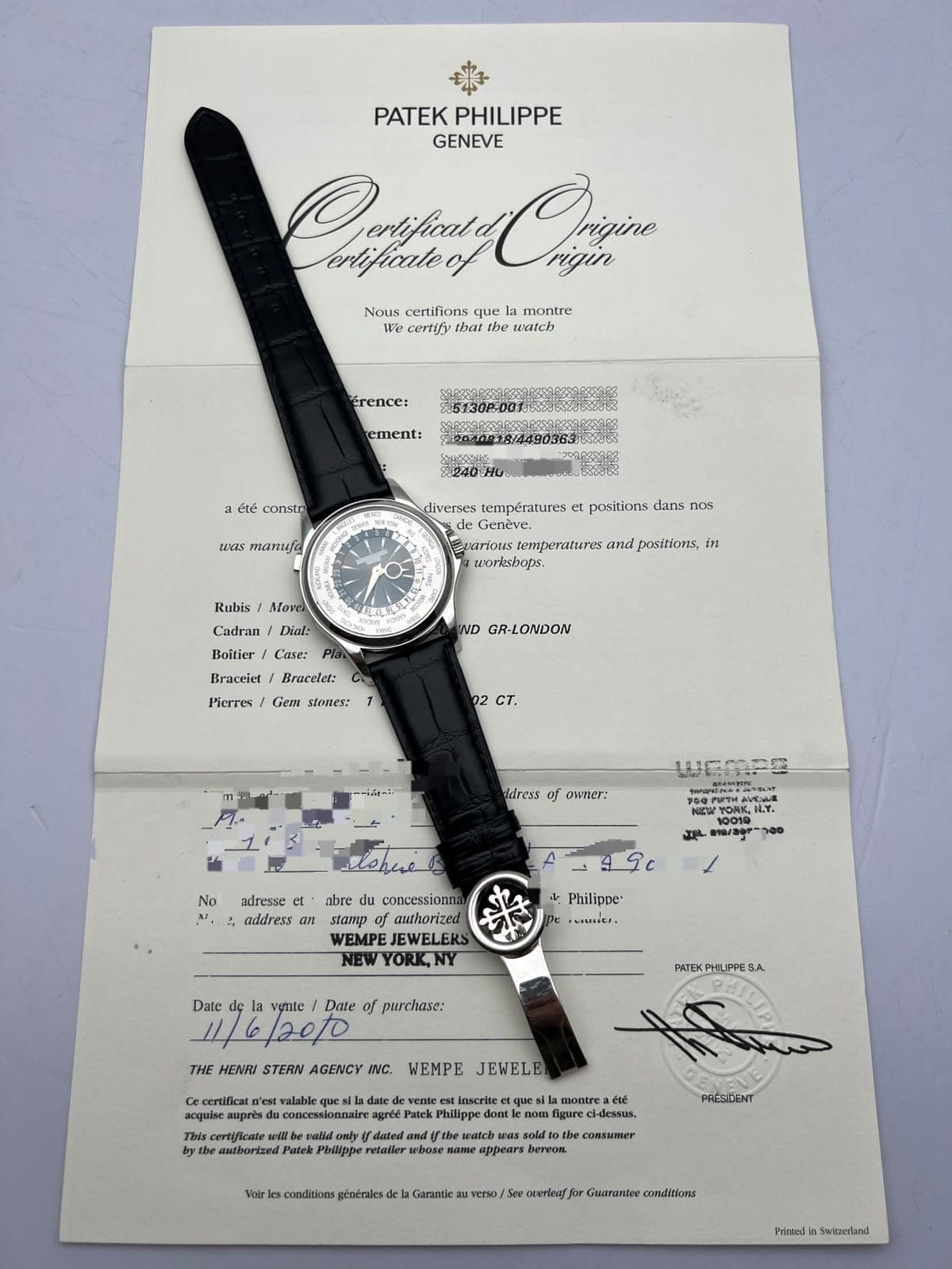 Patek Philippe World Time