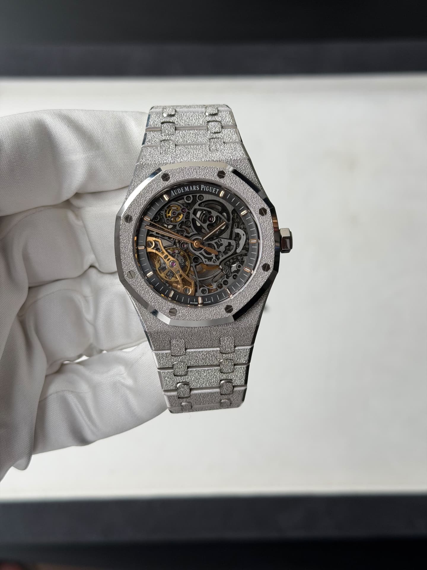 Audemars Piguet Royal Oak Frosted Gold Double Balance Wheel