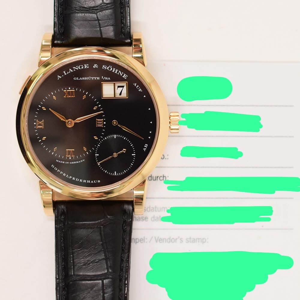 A. Lange & Söhne Lange 1
