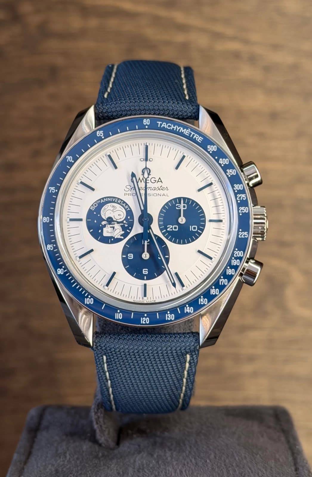 Omega Speedmaster Silver Snoopy Award