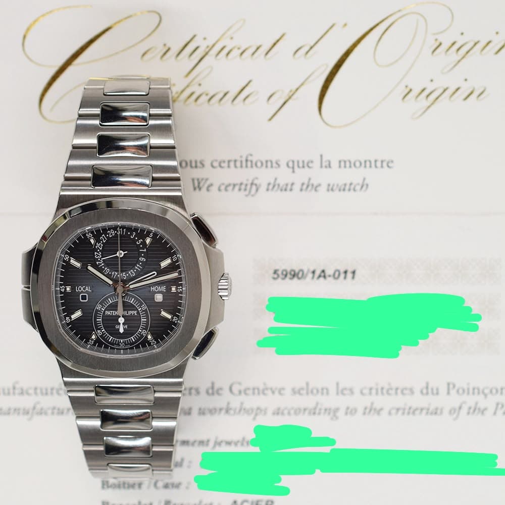Patek Philippe Nautilus Travel Time Chronograph