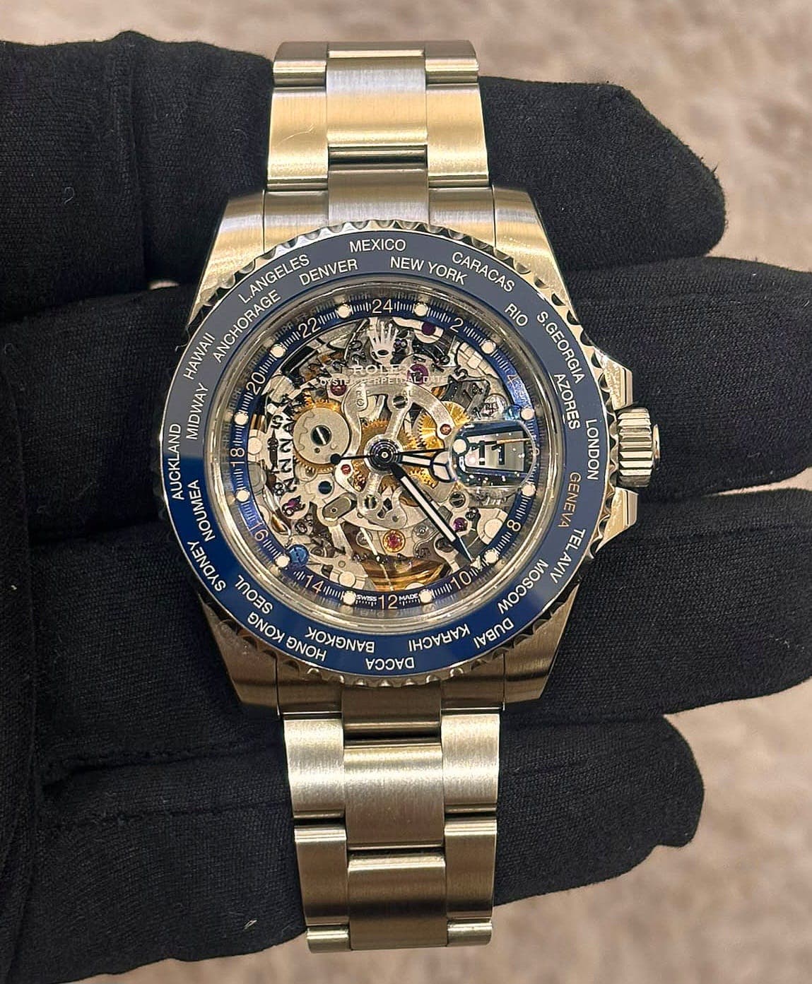 Rolex GMT-Master II Artisans de Genève "World Time Challenge"