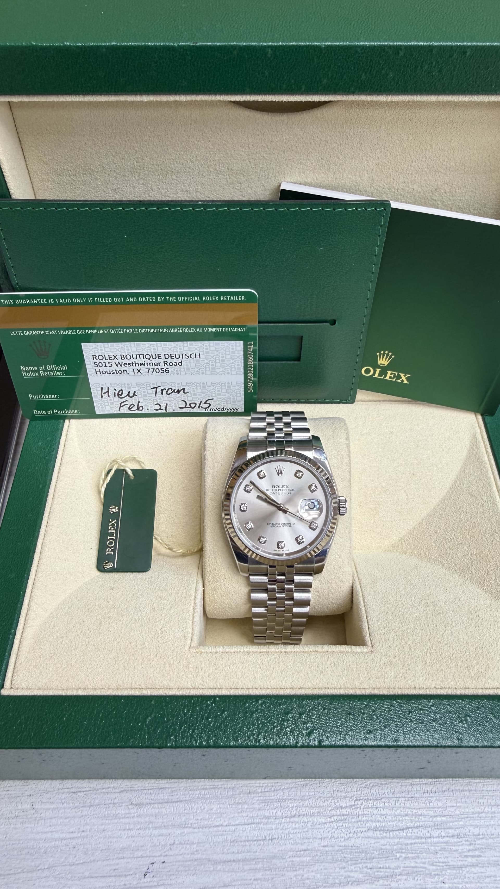Rolex Datejust 36