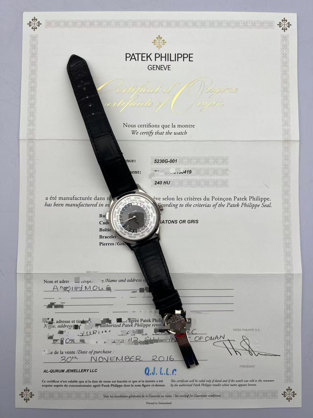 Patek Philippe World Time