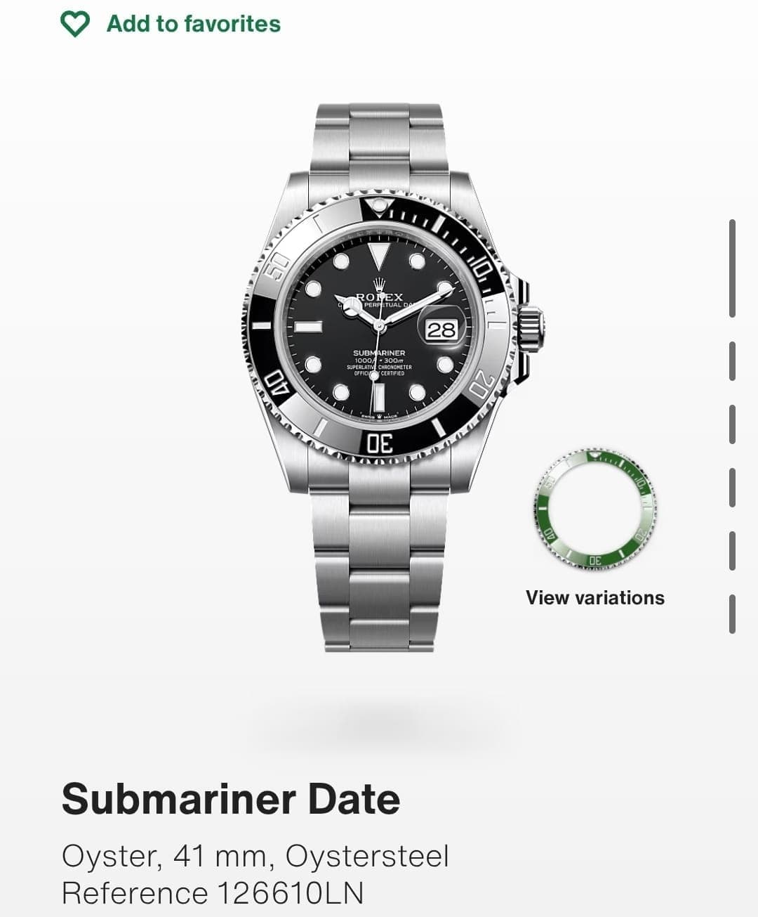 Rolex Submariner Date