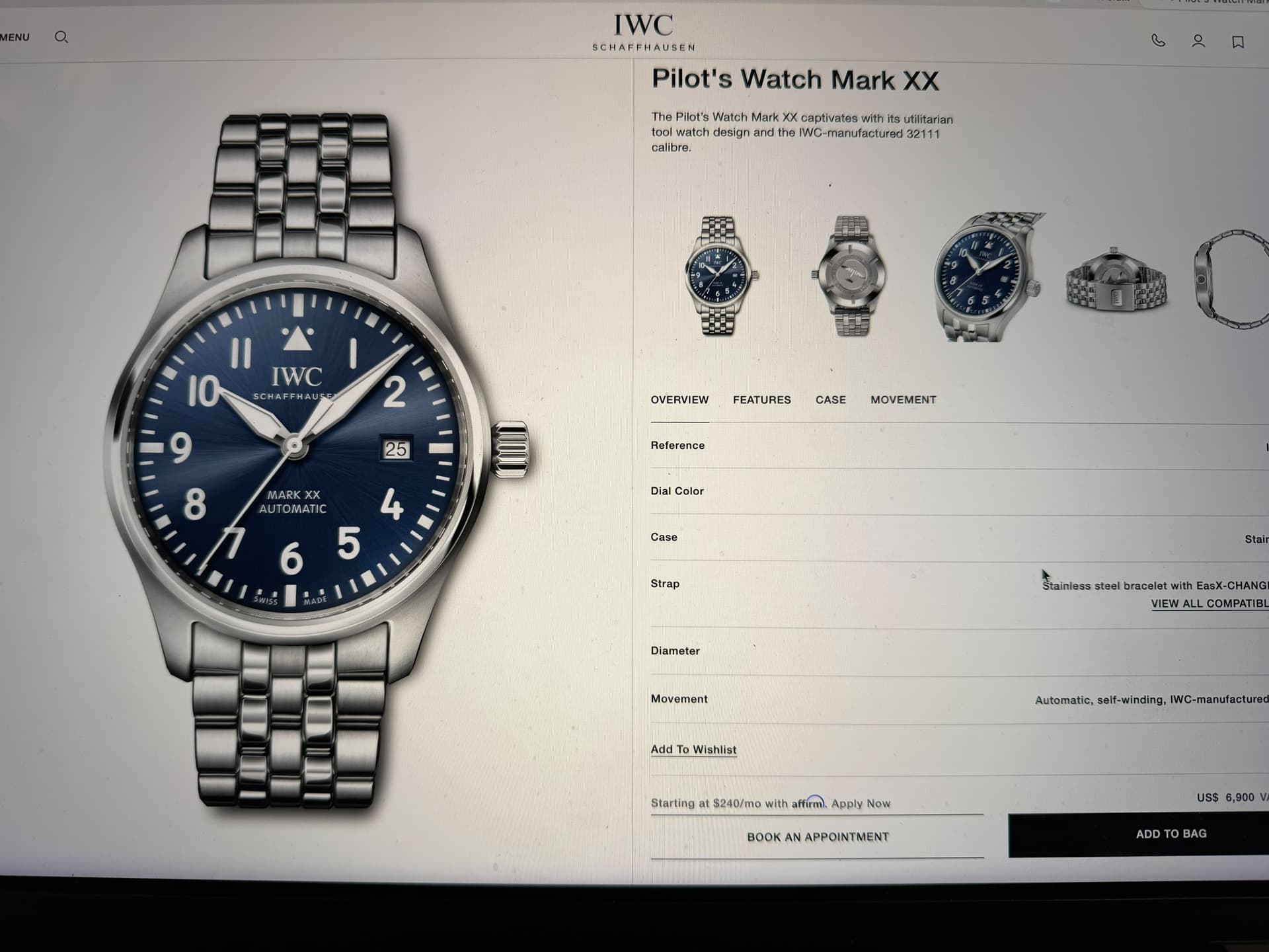 IWC Pilot Mark XX