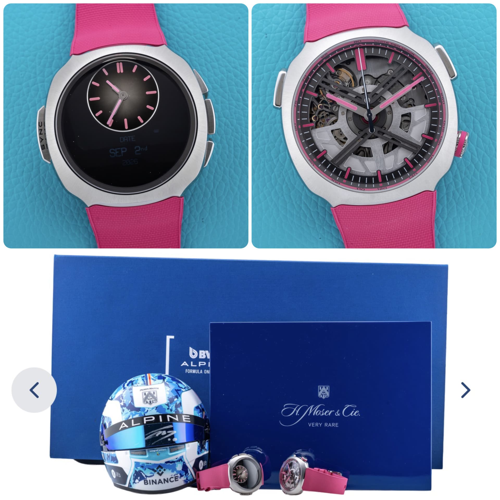 H. Moser & Cie. Streamliner Alpine F1 Drivers & Mechanics Special Edition