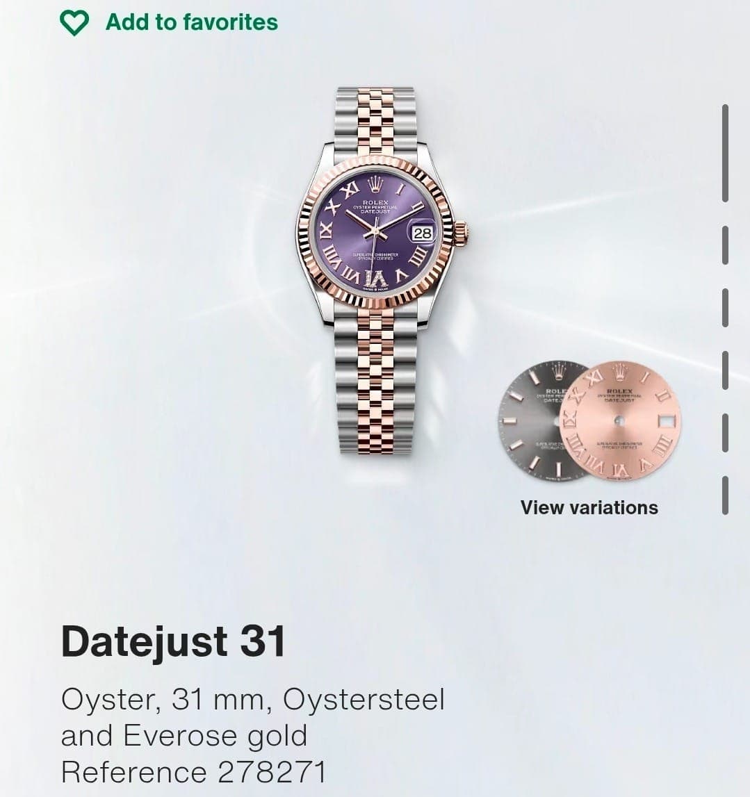 Rolex Datejust 31