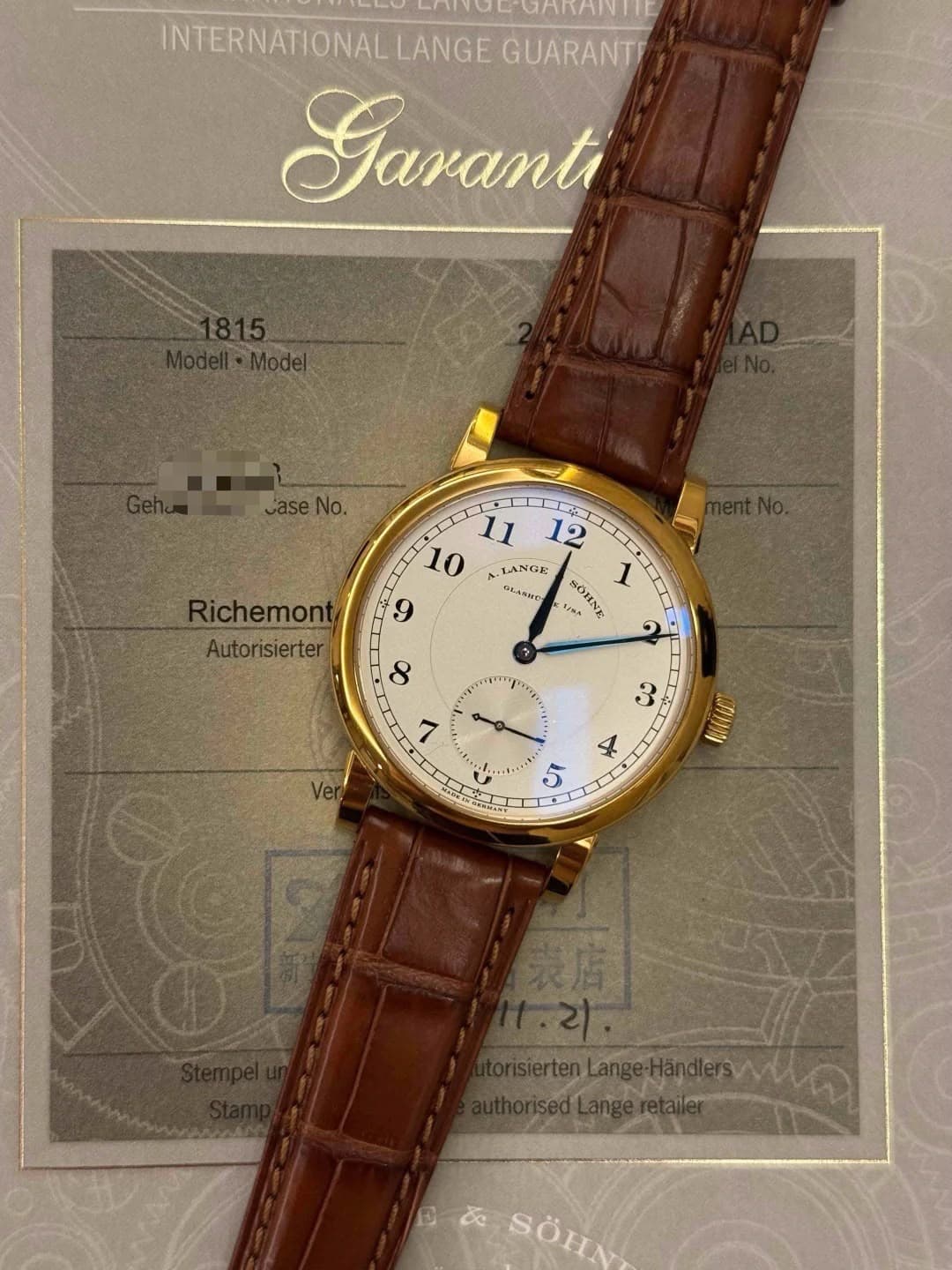 A. Lange & Söhne 1815